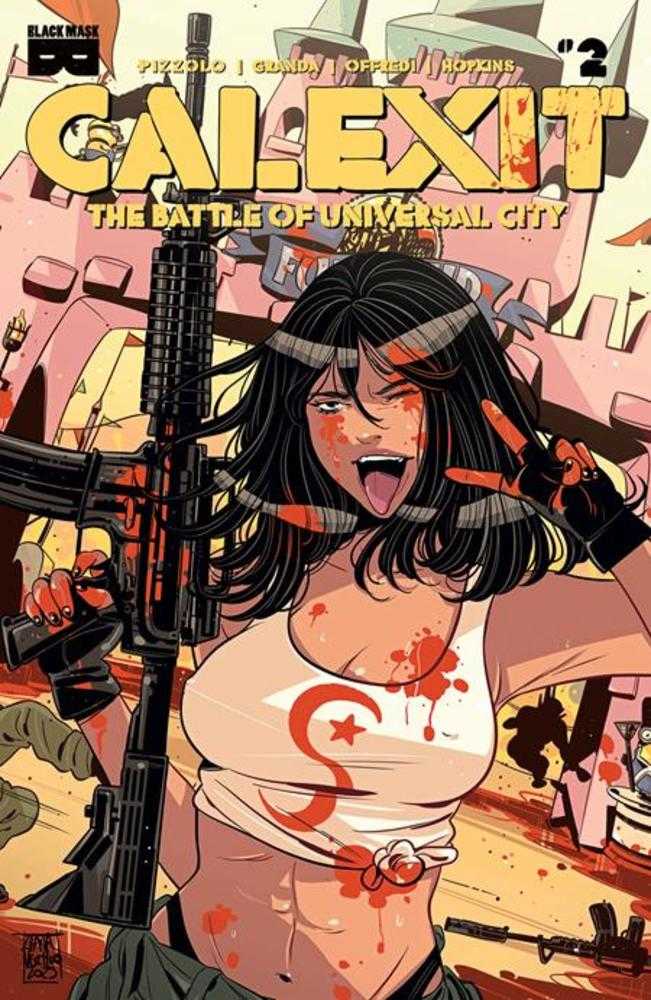 Calexit The Battle Of Universal City #2 (Of 3) Cover B Inc 1:3