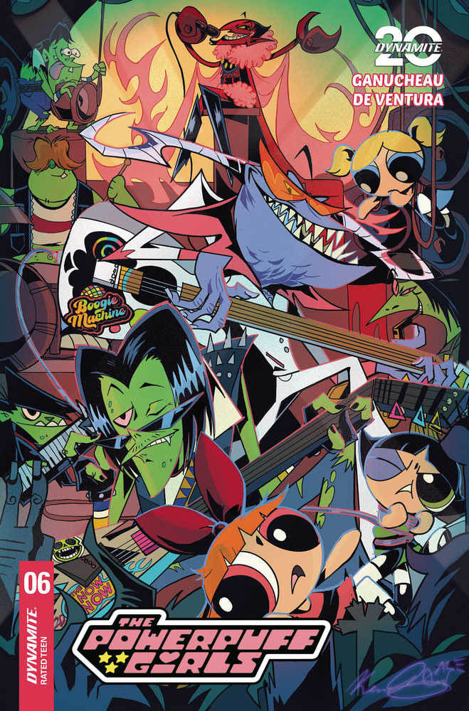 Powerpuff Girls #6 Cover B Danino left corner ding