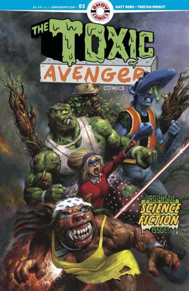Toxic Avenger Comics #3 Cover A Fred Harper