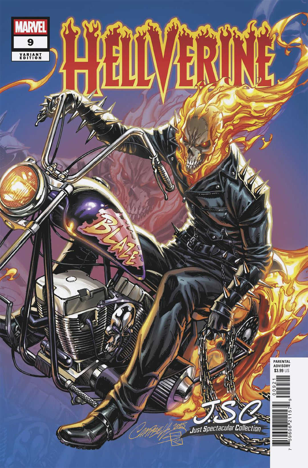 Hellverine #9 J. Scott Campbell Just Spectacular Collection