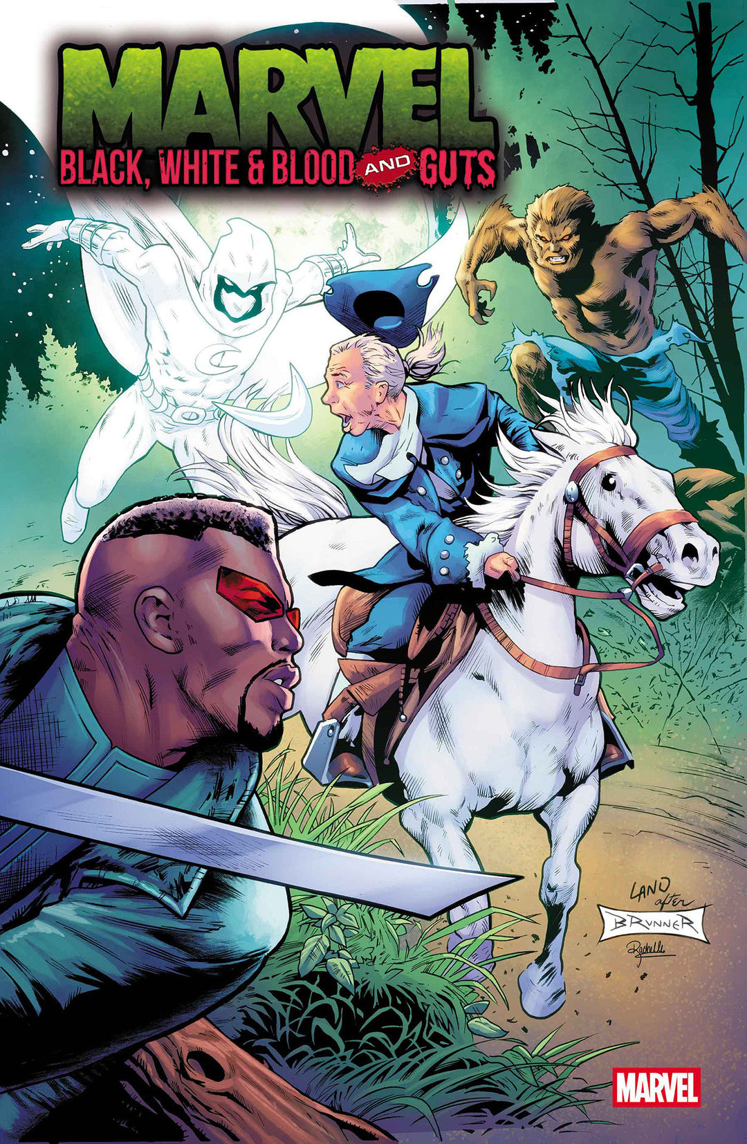 Marvel: Black, White & Blood And Guts #1 Greg Land 250 Homage Variant
