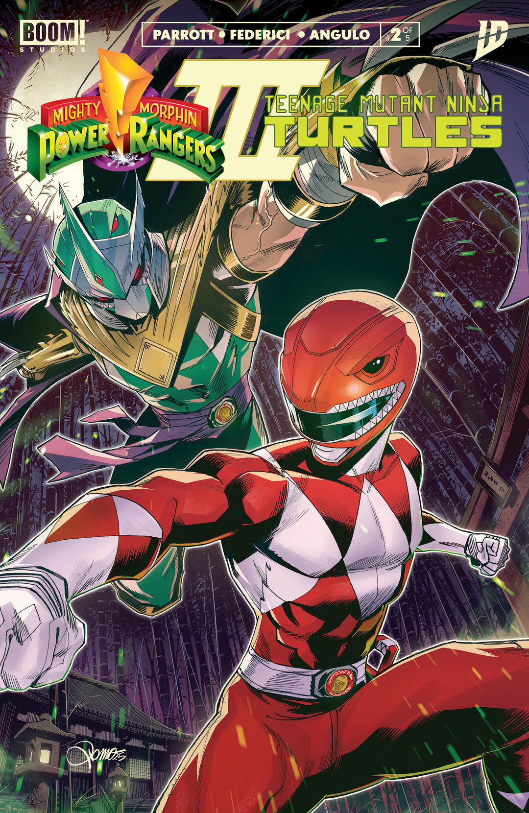 Mighty Morphin Power Rangers/Teenage Mutant Ninja Turtles III #2 A Main