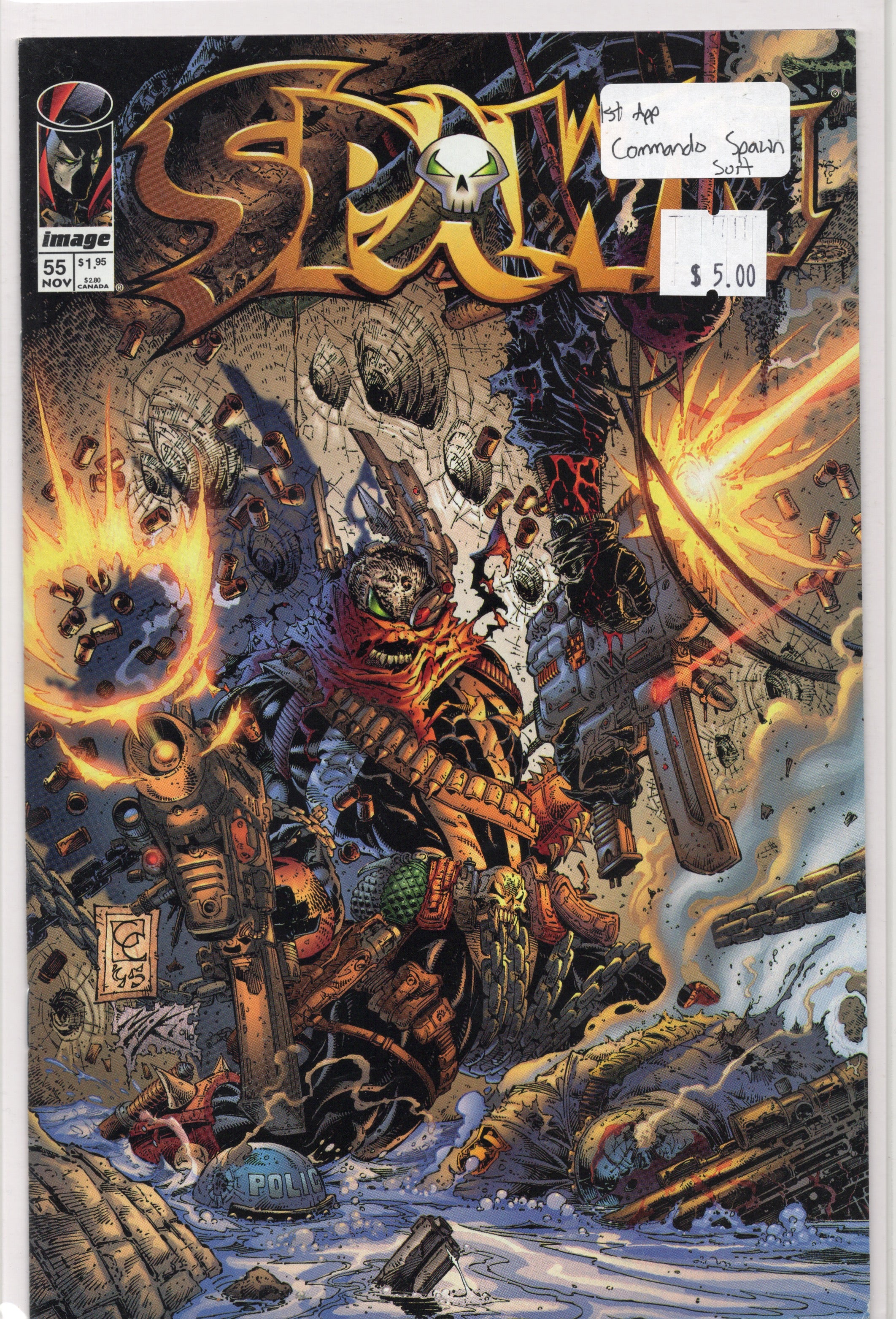 Spawn #55 : 1st Commando Spawn Suit – Subscription Comics