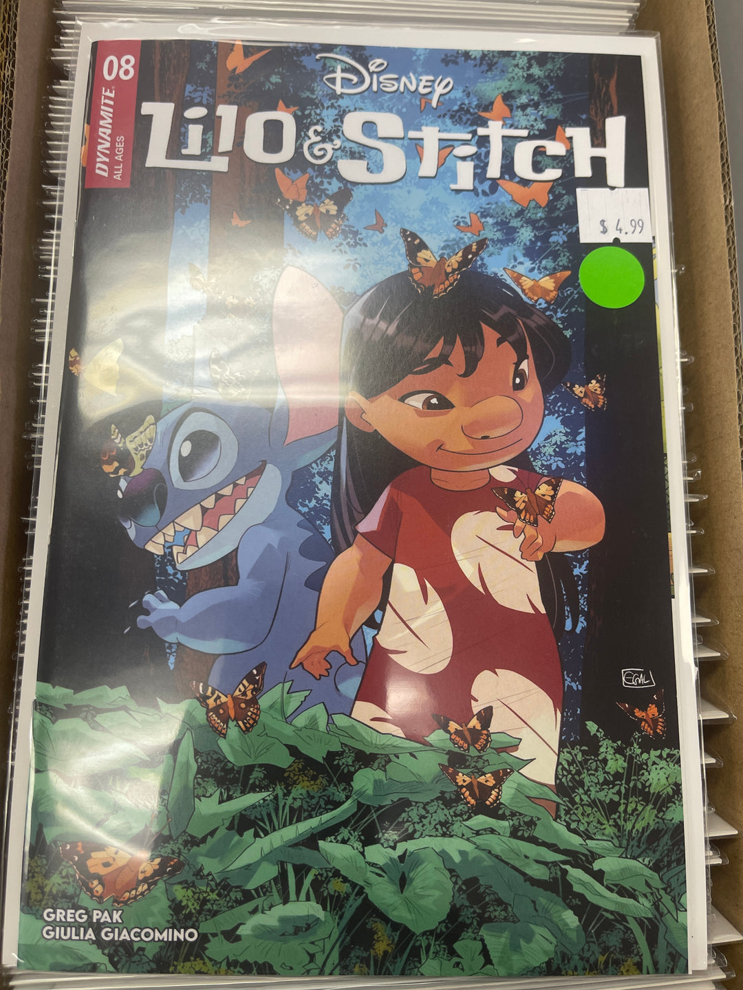 Lilo & Stitch #8 Cover B Galmon