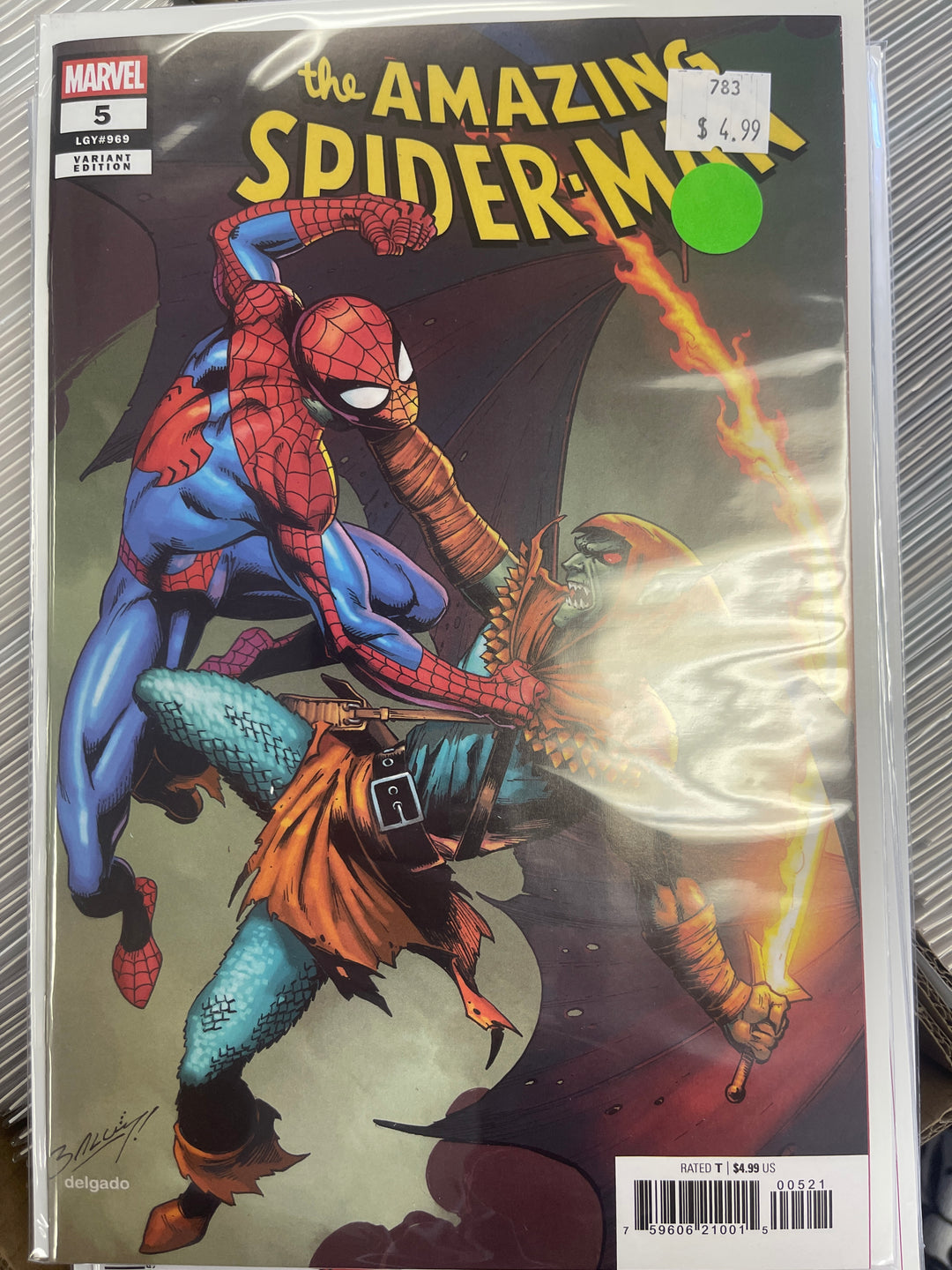 Amazing Spider-Man #5 Mark Bagley Spoiler Variant