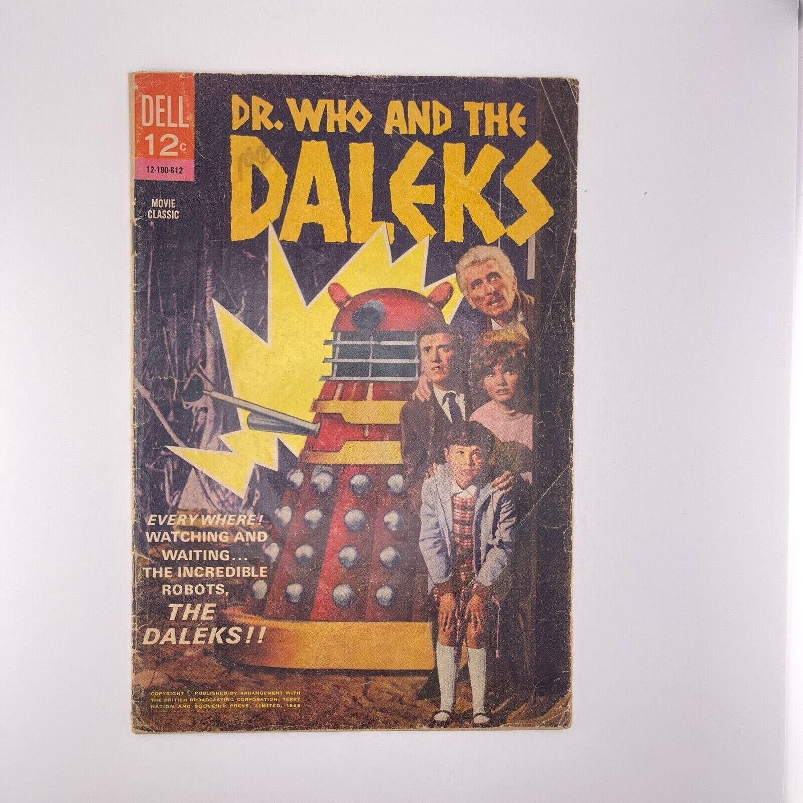 Doctor Who and the Daleks #612 - 1st app. Dr. Who in US Market (Dell, 1966)