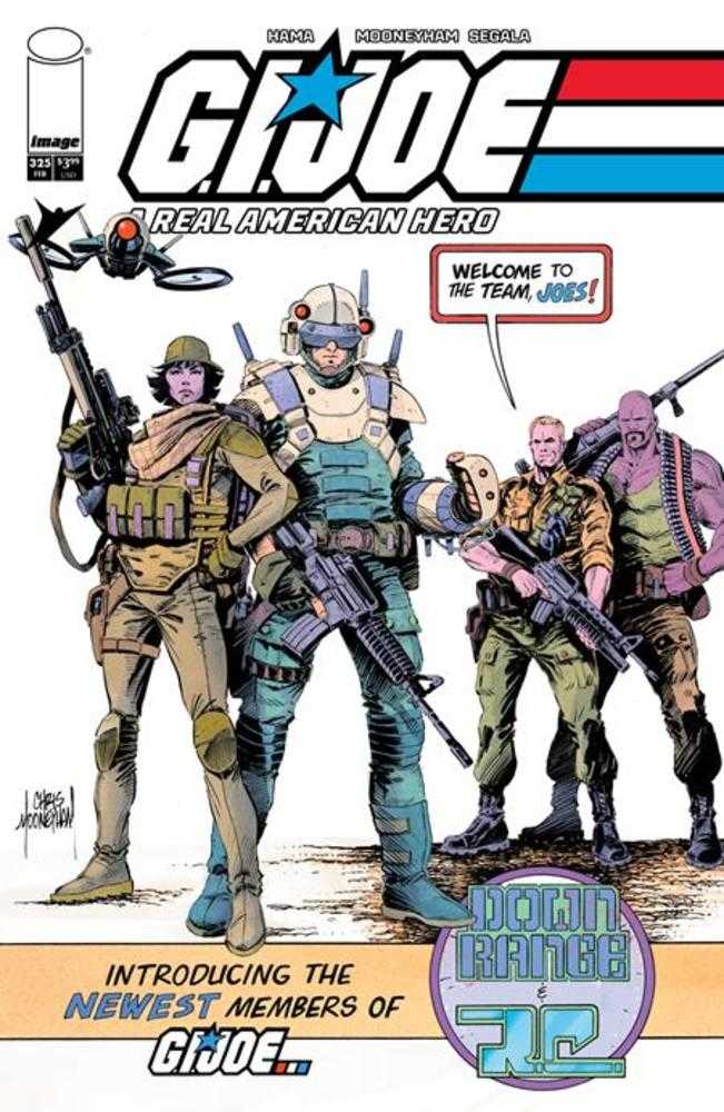 G.I. Joe A Real American Hero #325 Cover E  New Joe Variant