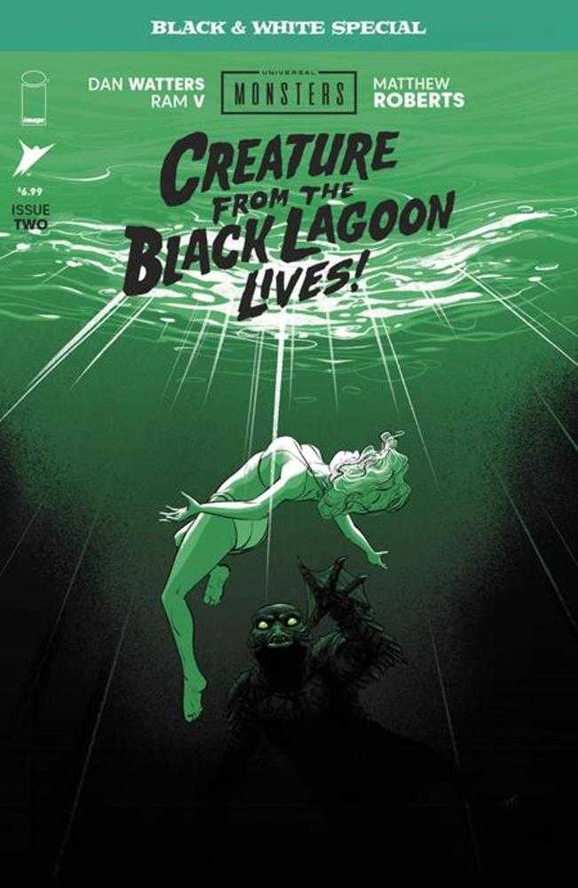 Universal Monsters Creature From The Black Lagoon Lives Black &amp; White Special 