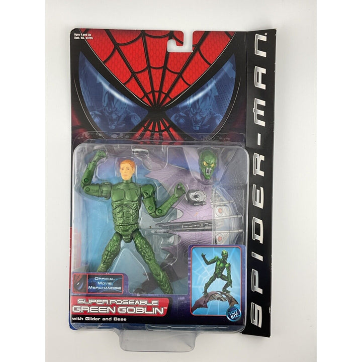 Spider-Man (2002) Super Poseable Green Goblin Action Figure Sealed