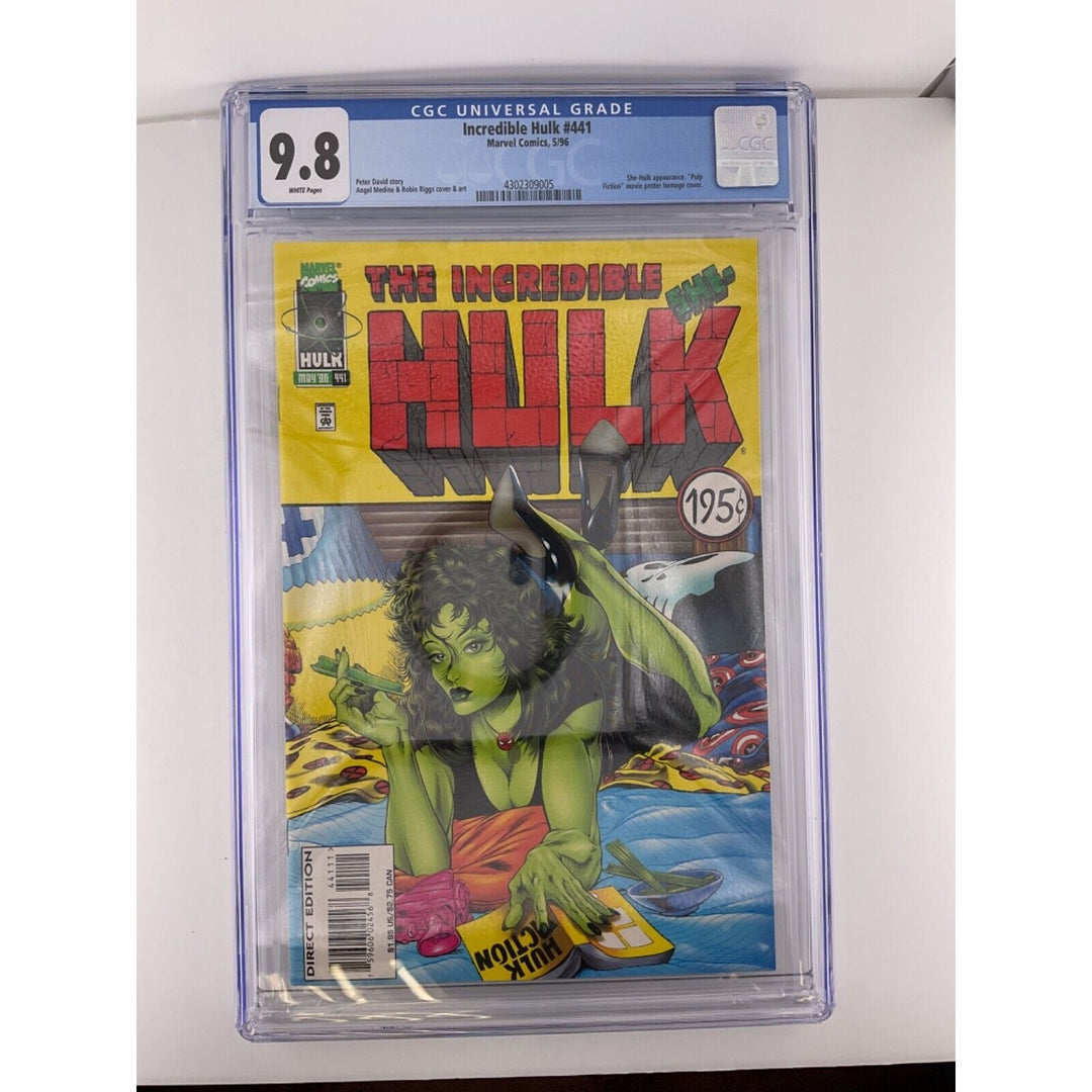 Incredible Hulk #441 CGC 9.8 She Hulk Pulp Fiction cover