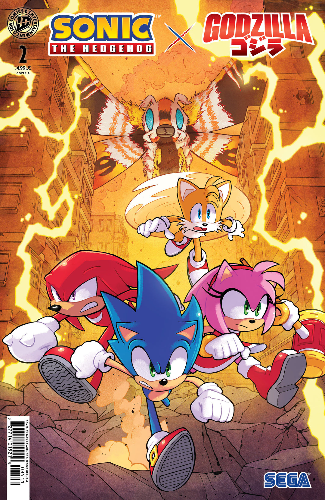 Sonic The Hedgehog X Godzilla 