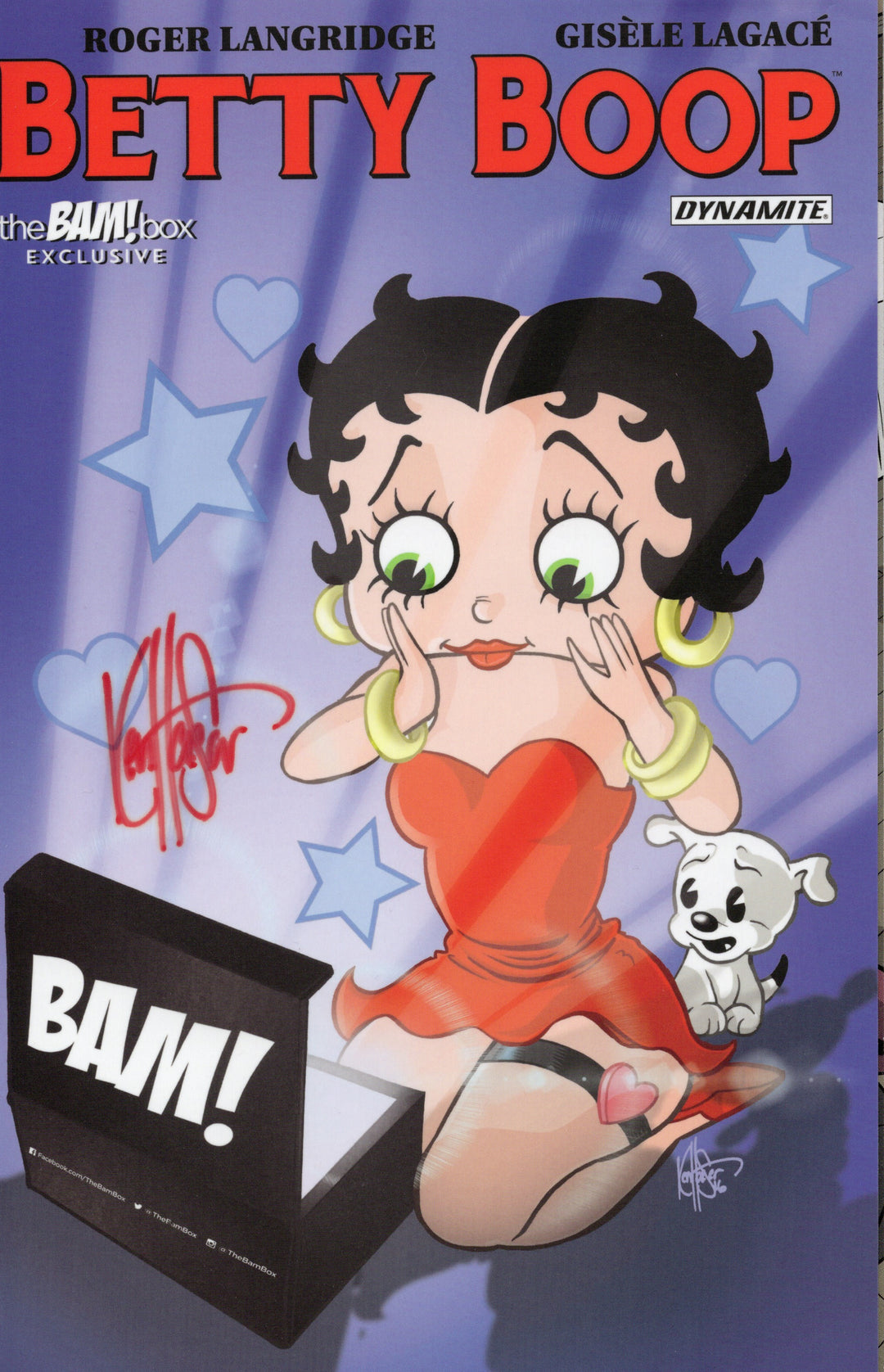 Batty Boop, Bam Box Exclusive signed by Ken Haeser w/ COA