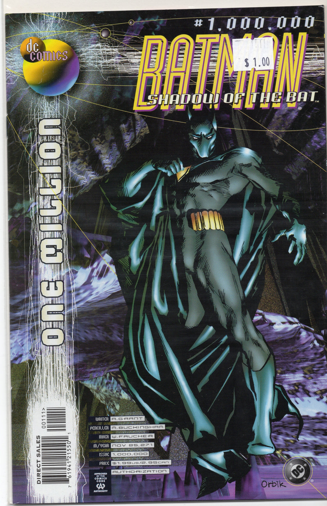 DC One Million Batman Shadow Of The Bat #1