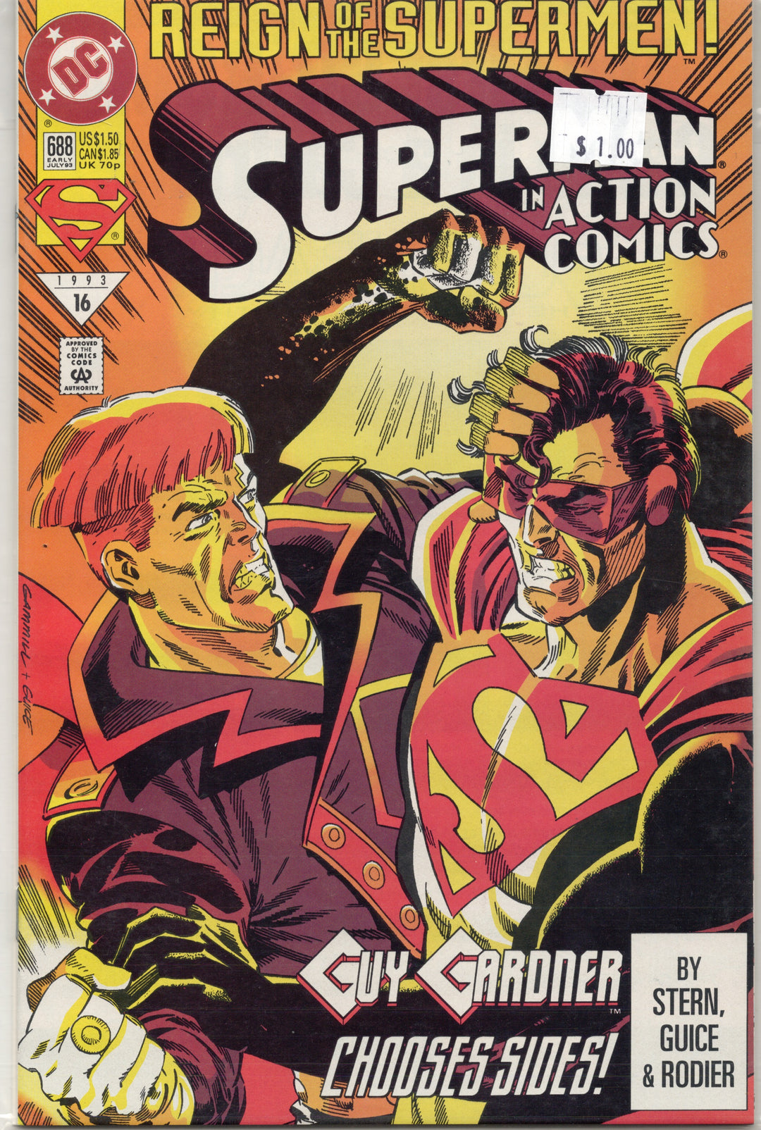 Superman Action Comics #688