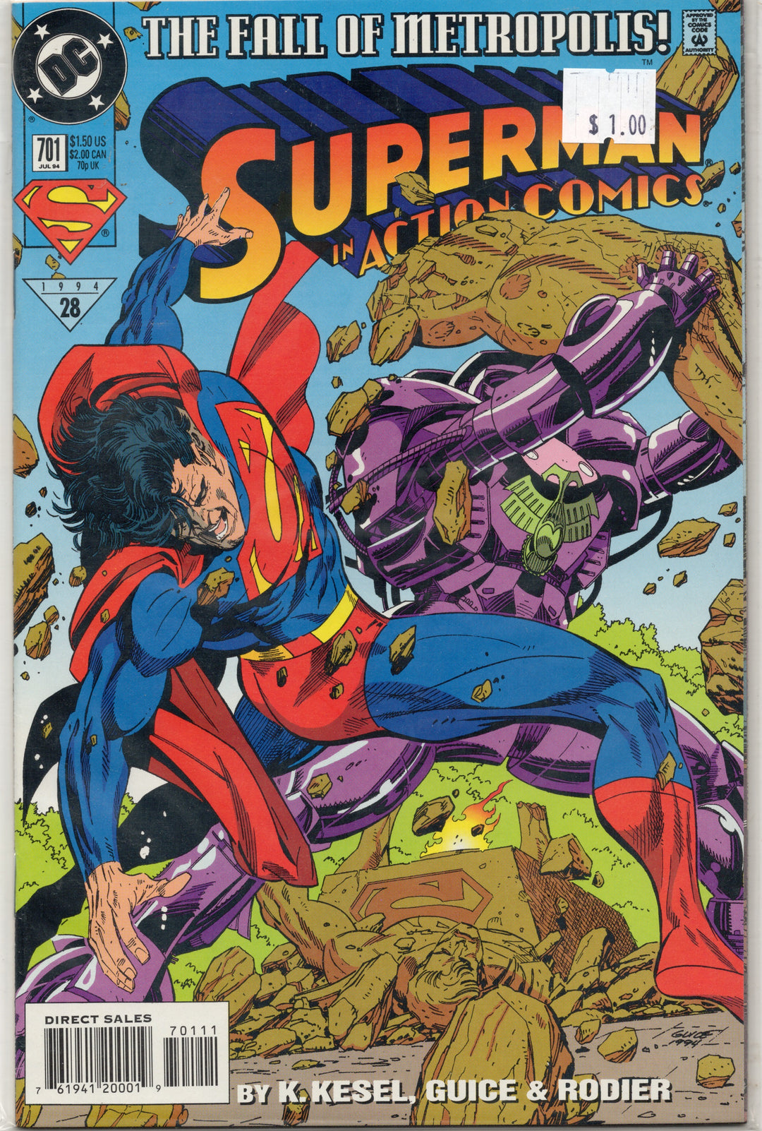 Superman Action Comics #701