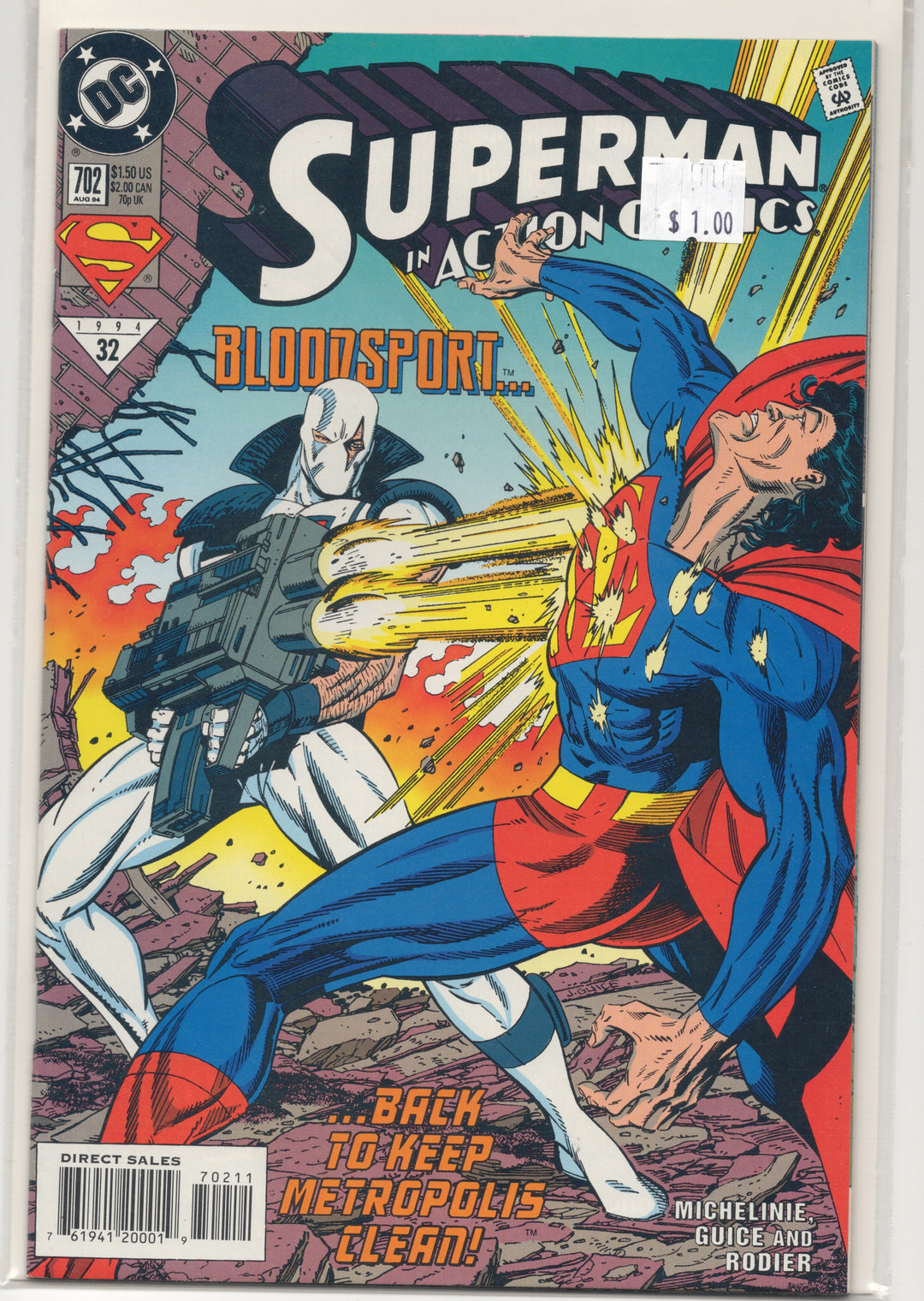Superman Action Comics #702