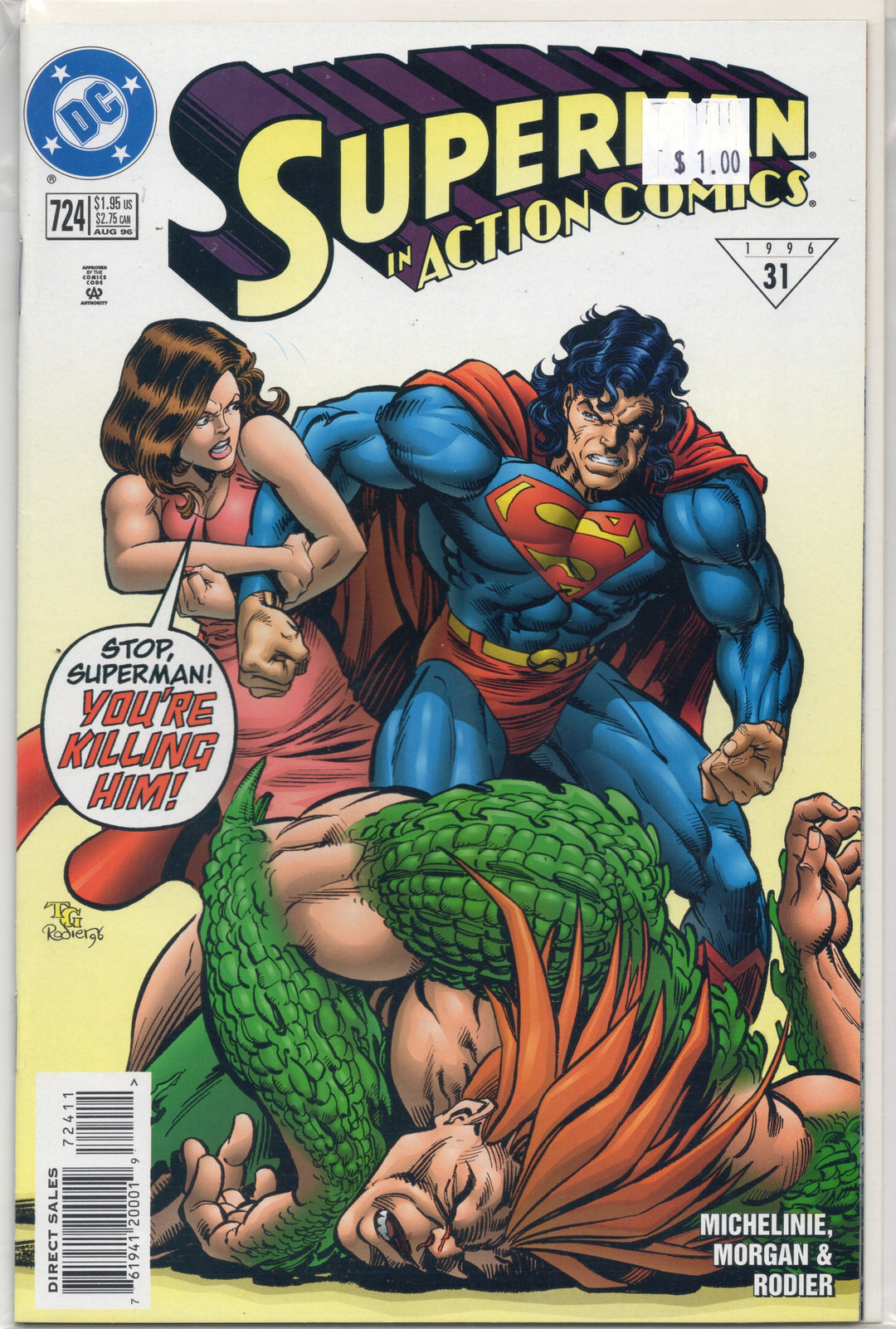 Superman Action Comic #724