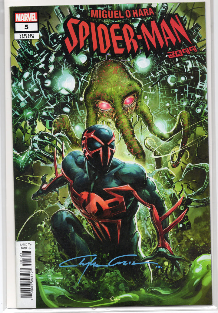 Miguel O'Hara Spider-Man 2099 # 5: Crain Variant, Autographed, w/ COA