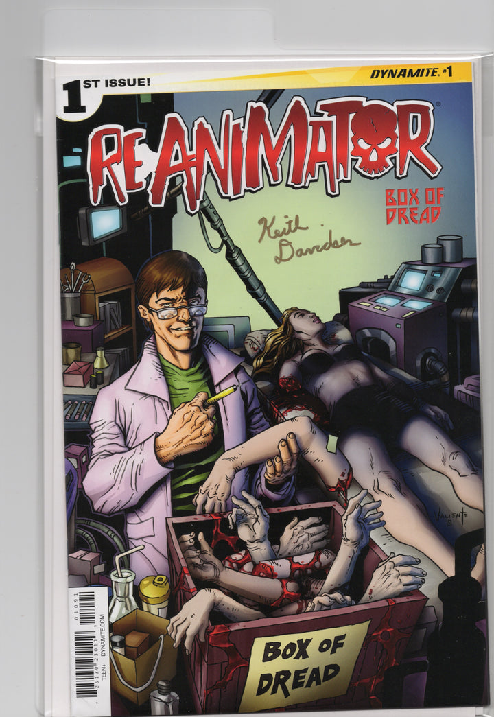 Re-Animator #1, Signed by Keith Davidsen 1 of 100 w/ COA