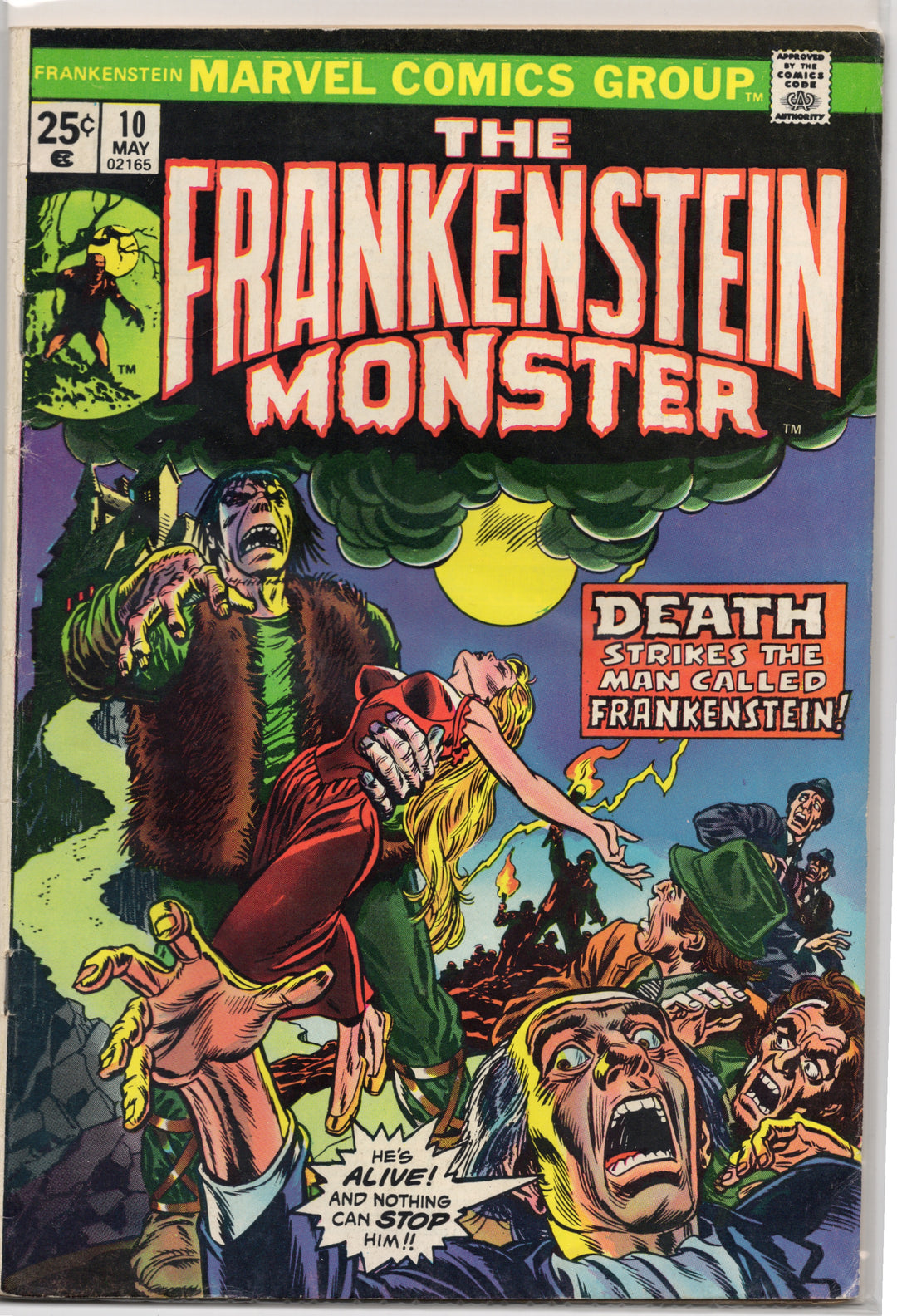 Frankenstein #1 -18 Complete Set, 1973, #1 is CGC 6.5