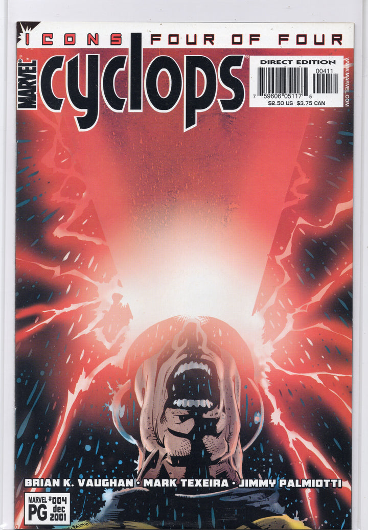 Marvel Comics Icons Cyclops Complete 2001 Series # 1-4