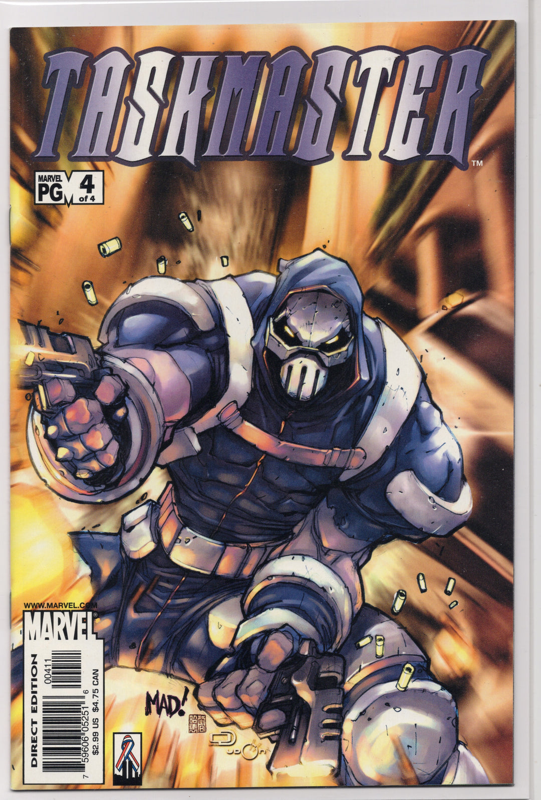 Taskmaster #1-4 Complete, 1st solo series, 2002