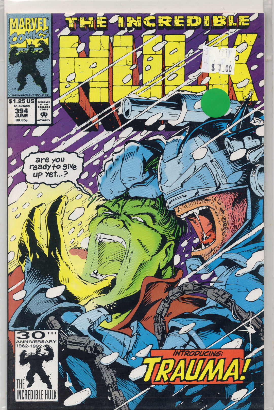 The Incredible Hulk #394
