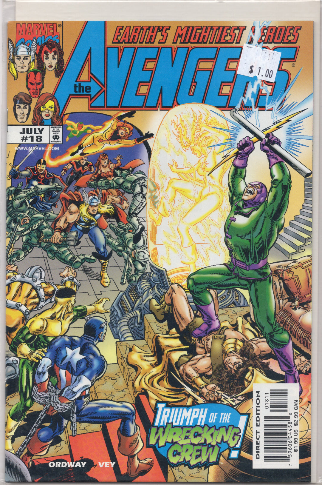 The Avengers : Earths Mightiest Heroes #18