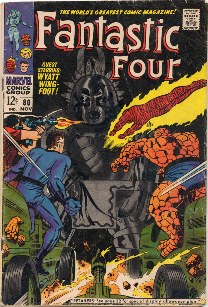 Fantastic Four #80 : 1st app Tomazooma