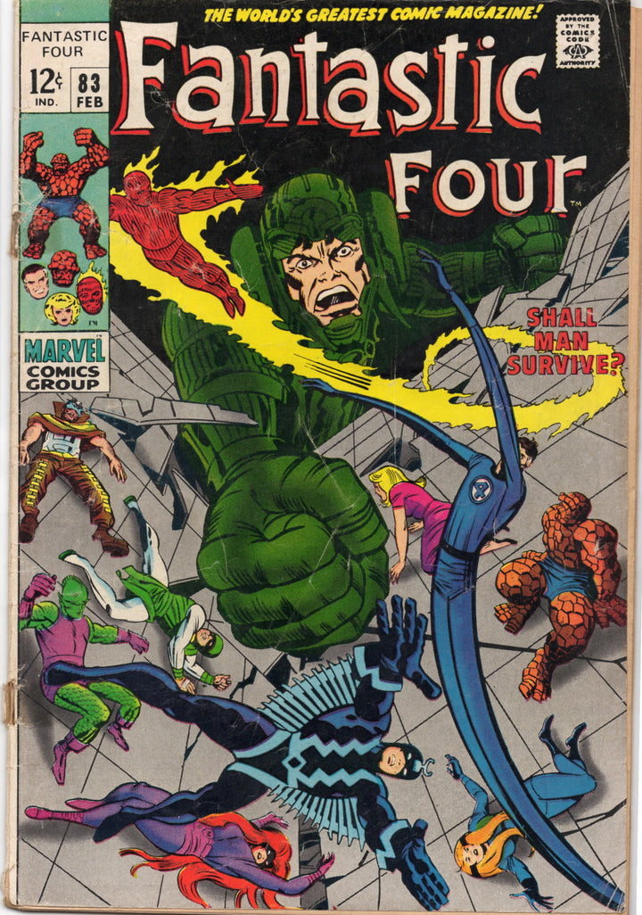 Fantastic Four #83 : 2nd app Franklin Richards as infant Cover Maximus