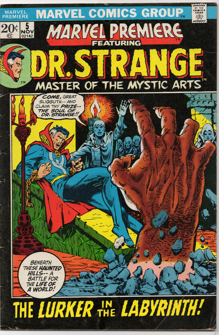 Dr. Strange #5 : 1st team app of the Vishanti. 1st mention of Shoma Gorath