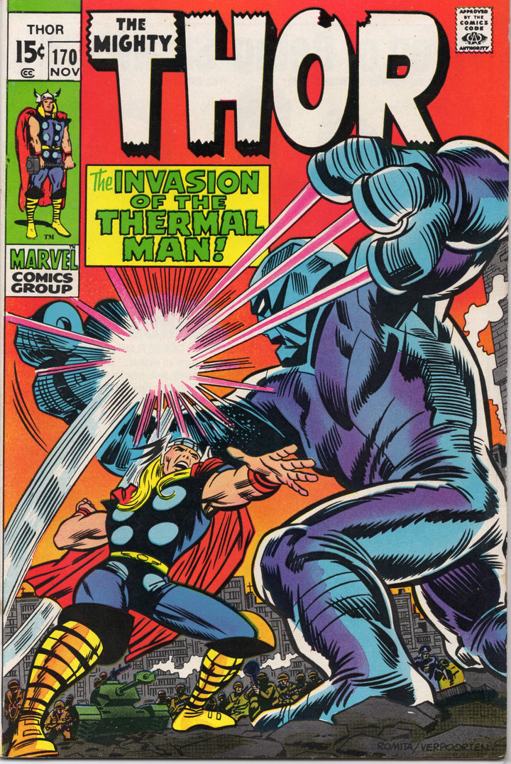 The Mighty Thor #170 : 2nd app Thermal Man