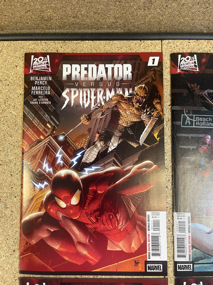 Predator Versus Spider-man #1-4