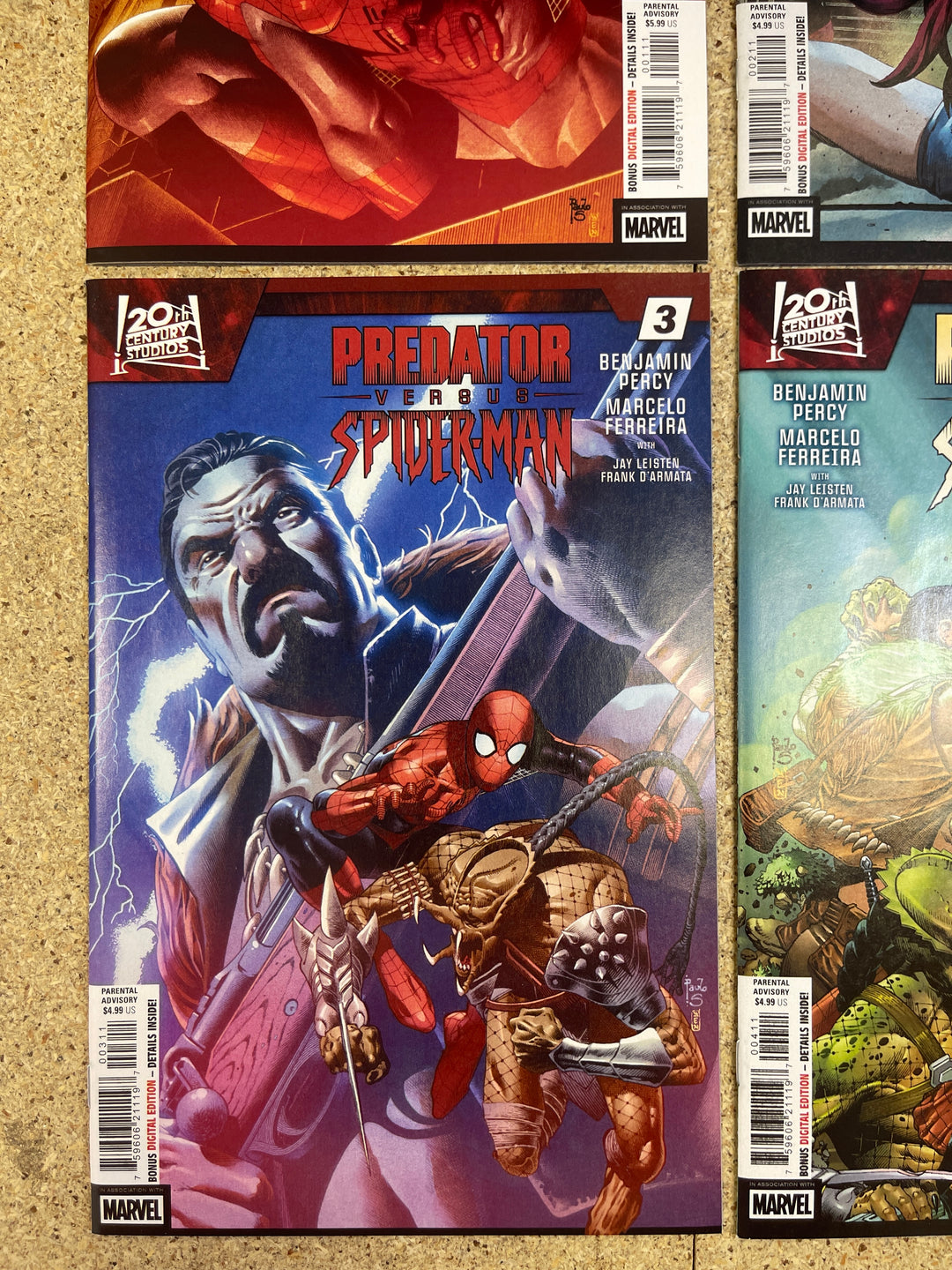 Predator Versus Spider-man #1-4