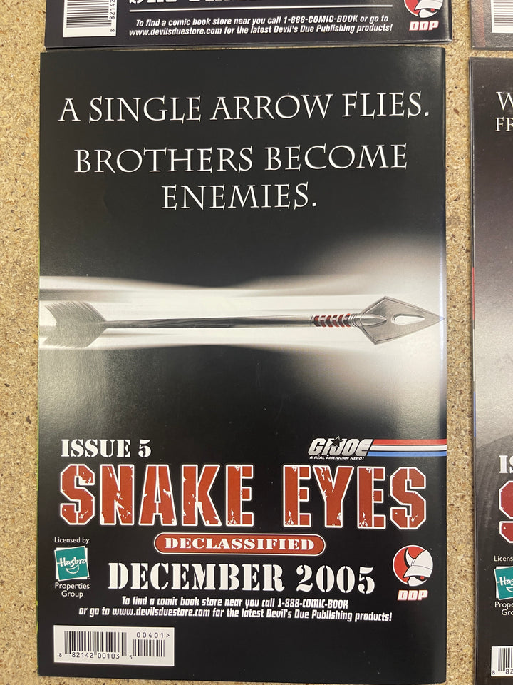 Snake Eyes Declassified #1-6
