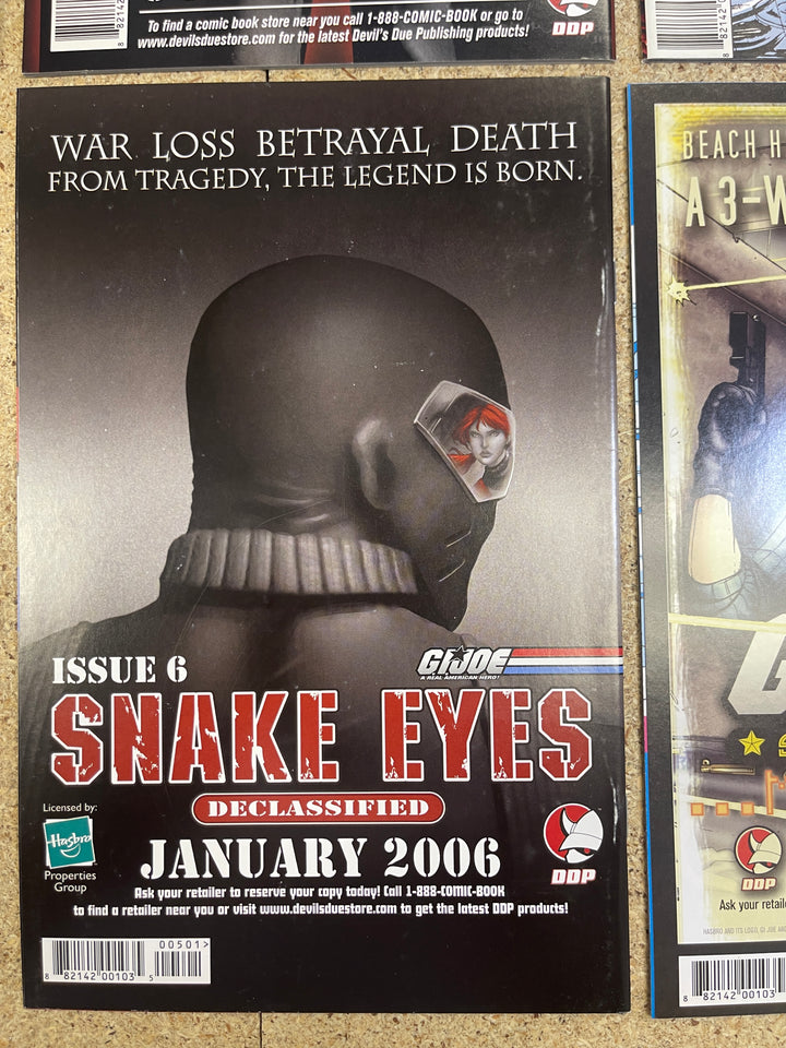 Snake Eyes Declassified #1-6
