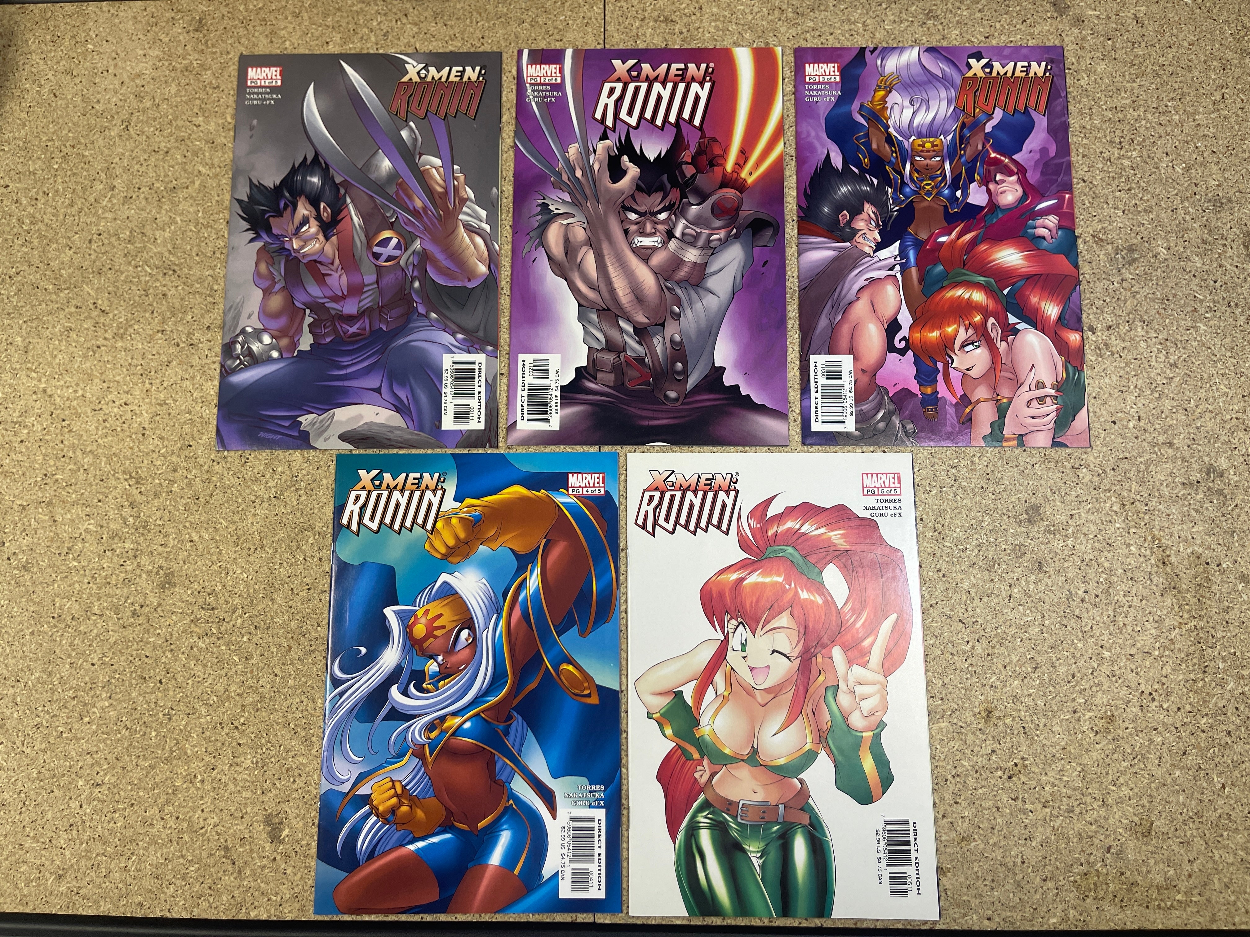 X-men: Ronin #1-5 – Subscription Comics