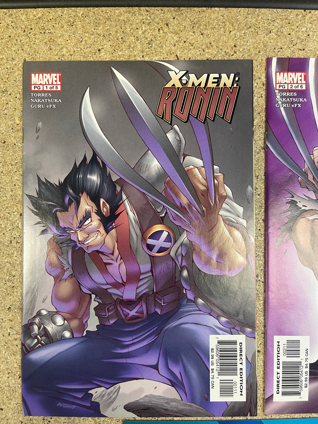 X-men: Ronin #1-5
