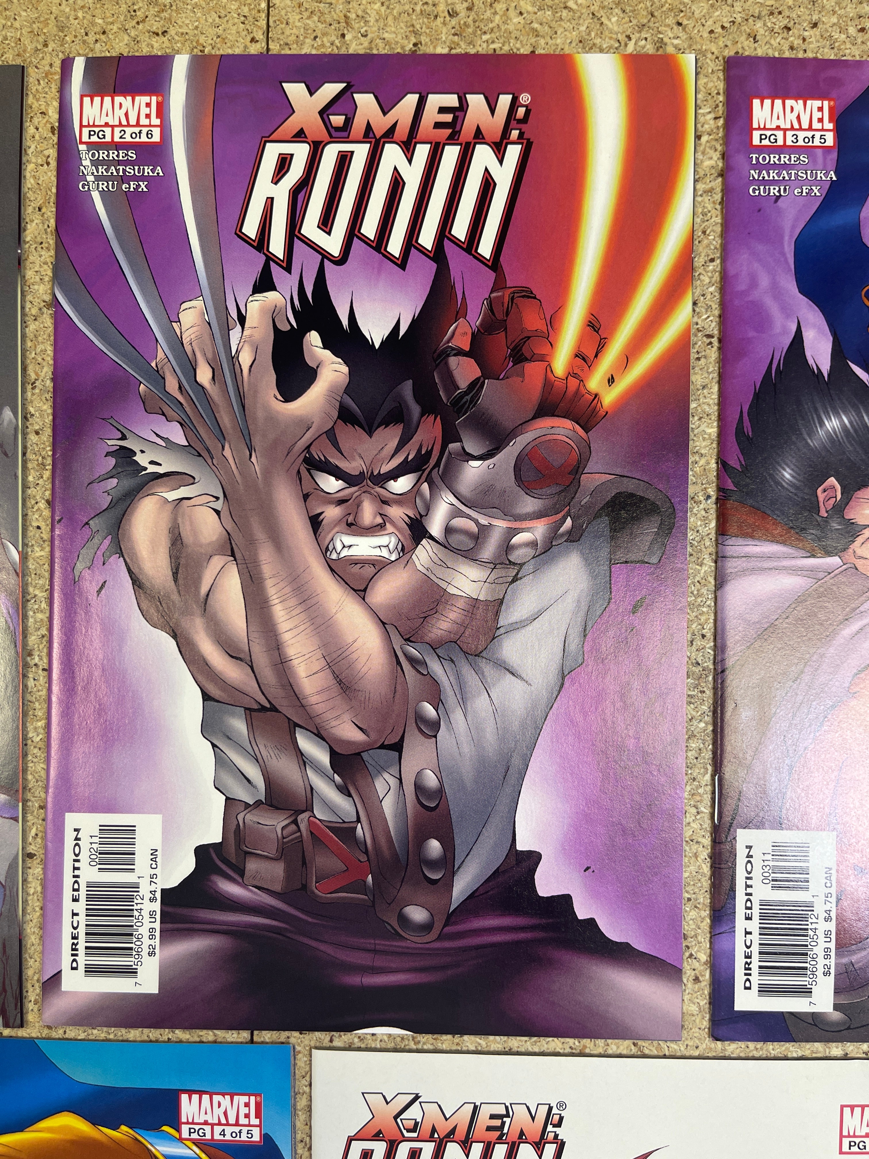X-men: Ronin #1-5 – Subscription Comics