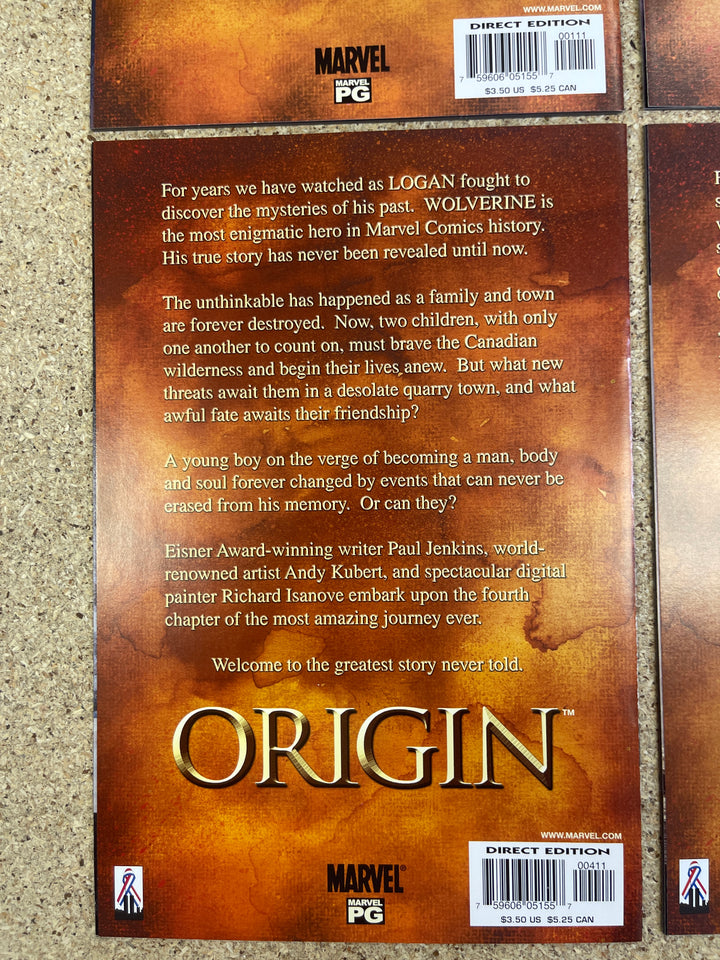 Origin #1-6 Wolverine Orgin