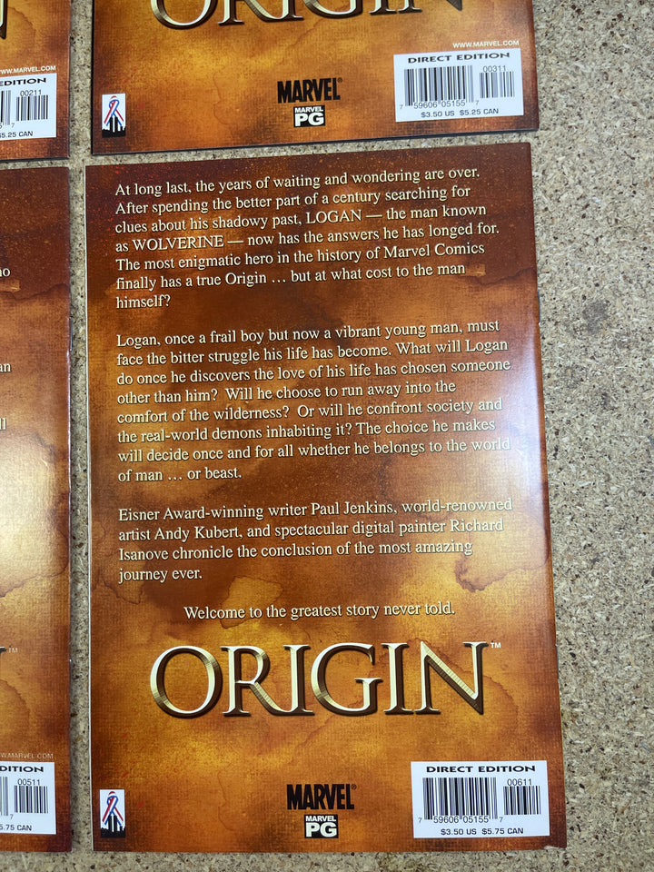 Origin #1-6 Wolverine Orgin