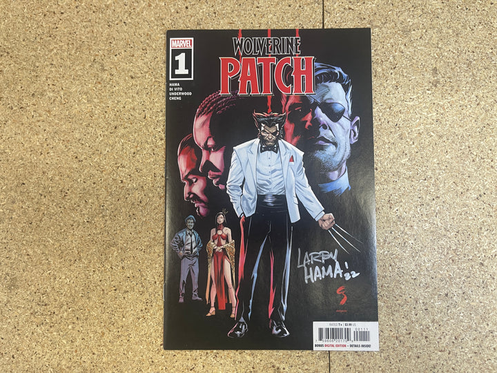 Wolverine Patch #1 Larry Hama Signature