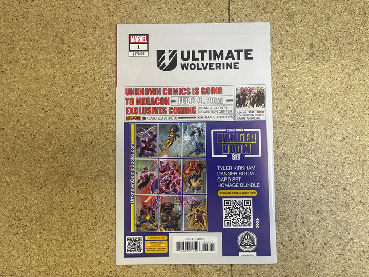 Ultimate Wolverine  #1 2025 MegaCon Tyler Kirkham Signature