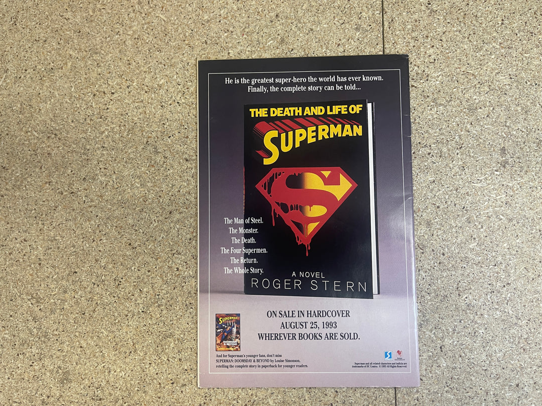 The Adventures of Superman #505 Karl Kessel Doug Hazlewood Signature