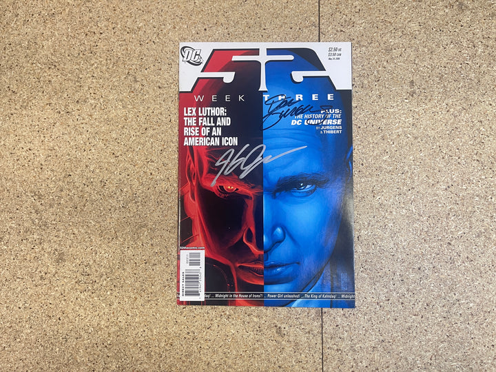 52 #3 Dan Jurgens & Geoff Johns Signature