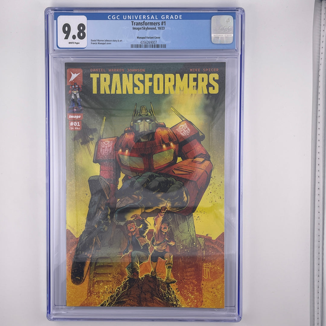 Transformers 1, 1:50 variant, CGC 9.8