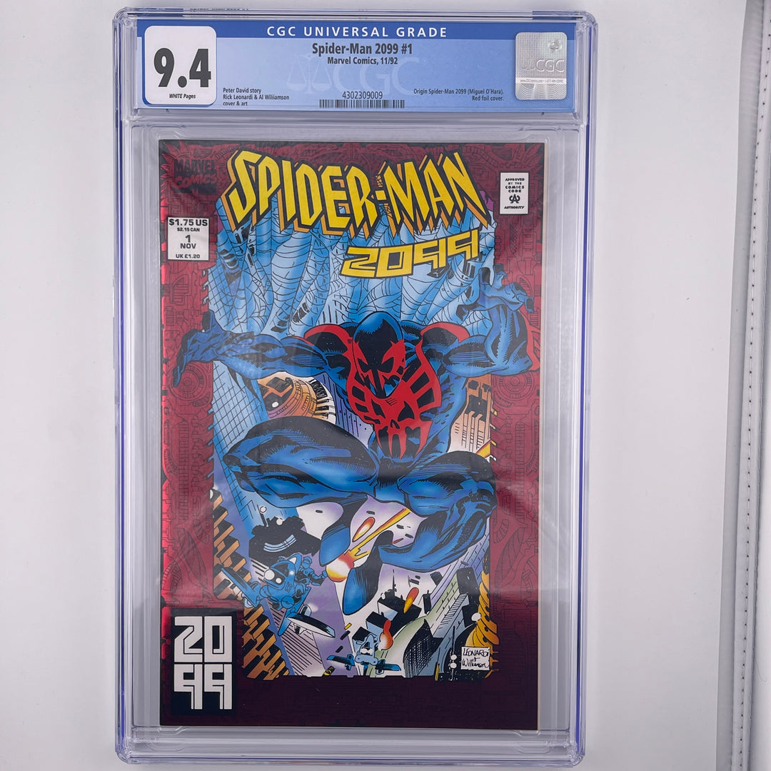 Spider-Man 2099 #1, CGC 9.4