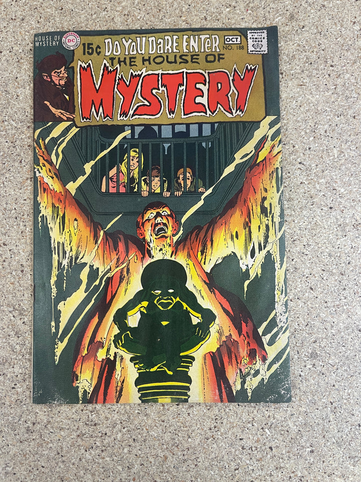 House of Mystery  #188 Light Moisture damage