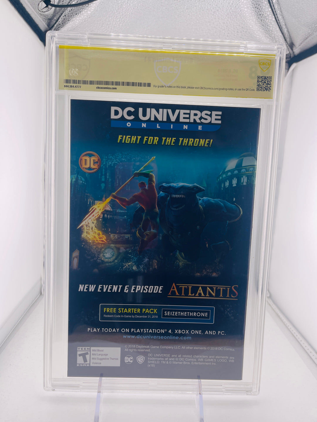 Green Lantern #1 CBCS 9.8 Signed by Liam Sharp 2019