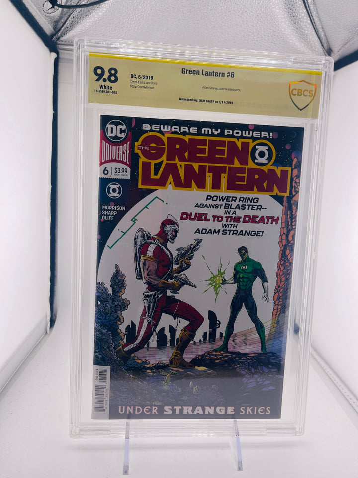 Green Lantern #6 CBCS 9.8 Signed by Liam Sharp 2019